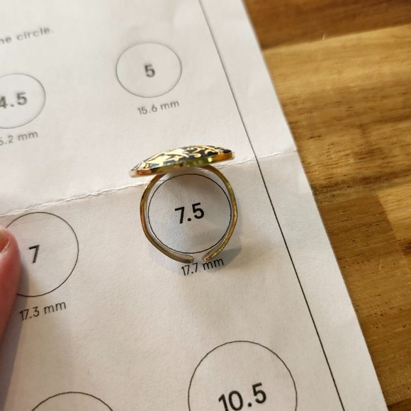 Vintage Spanish Damascene Bird Ring - Picture 5 of 5